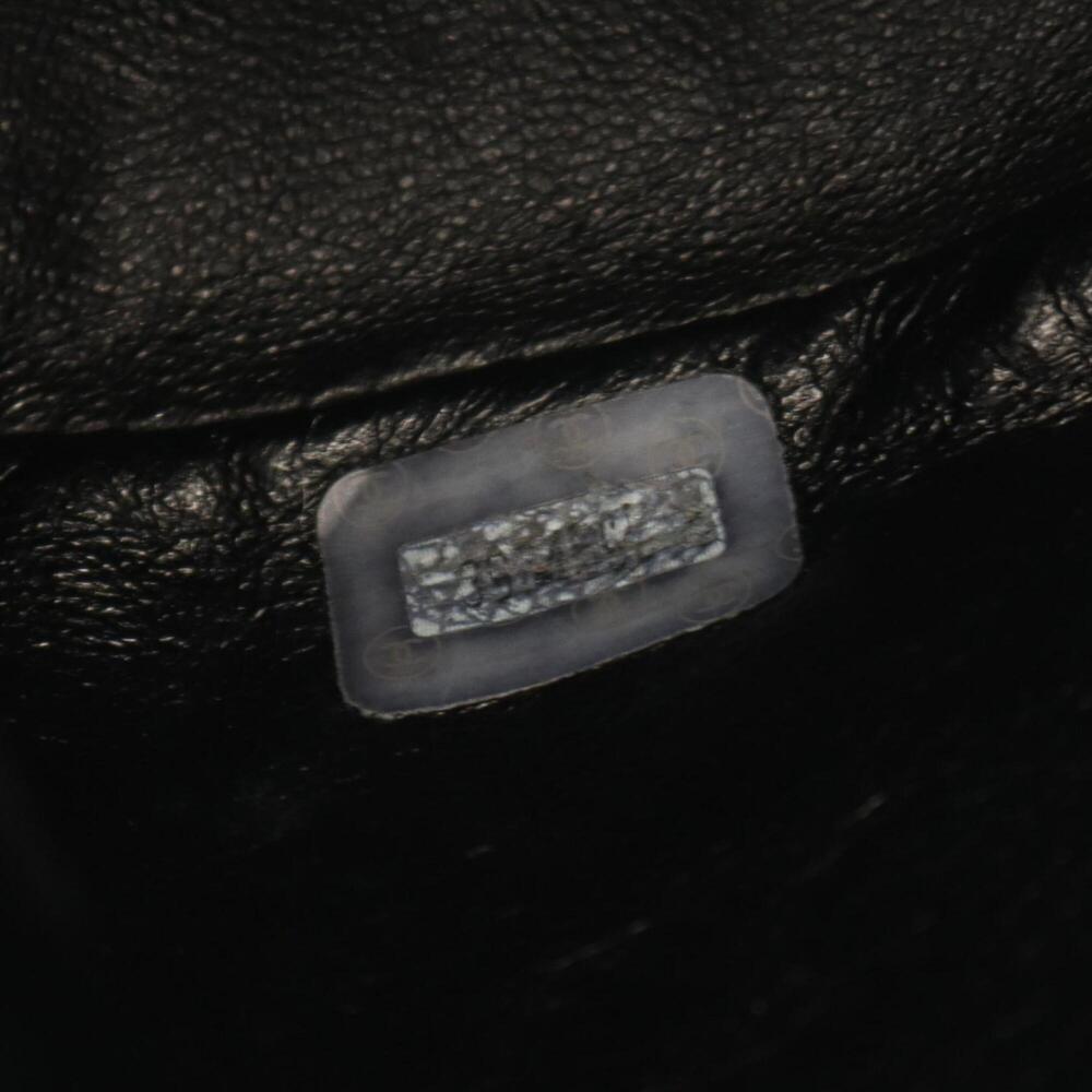 Chanel Matelassé Backpack/Handbag, Lambskin Leather, Women's, Black (A10177) - Picture 5 of 11